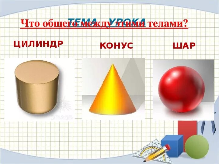 Математика тема шар