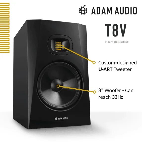 Adam audio t8v. Adam audio t8v ачх. adam audio s3v в разрезе. adam t8v cтудийный монитор.