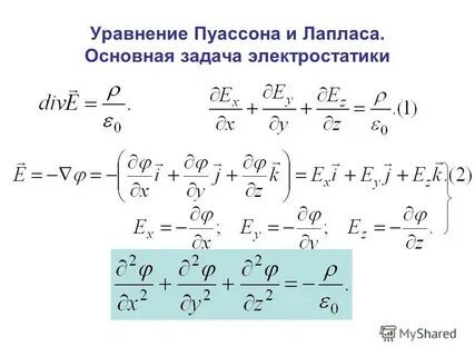 Уравнение лапласа