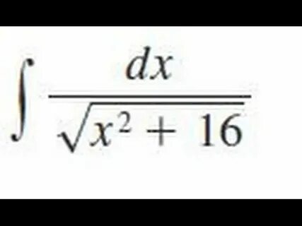 Интеграл sqrt a 2 x 2