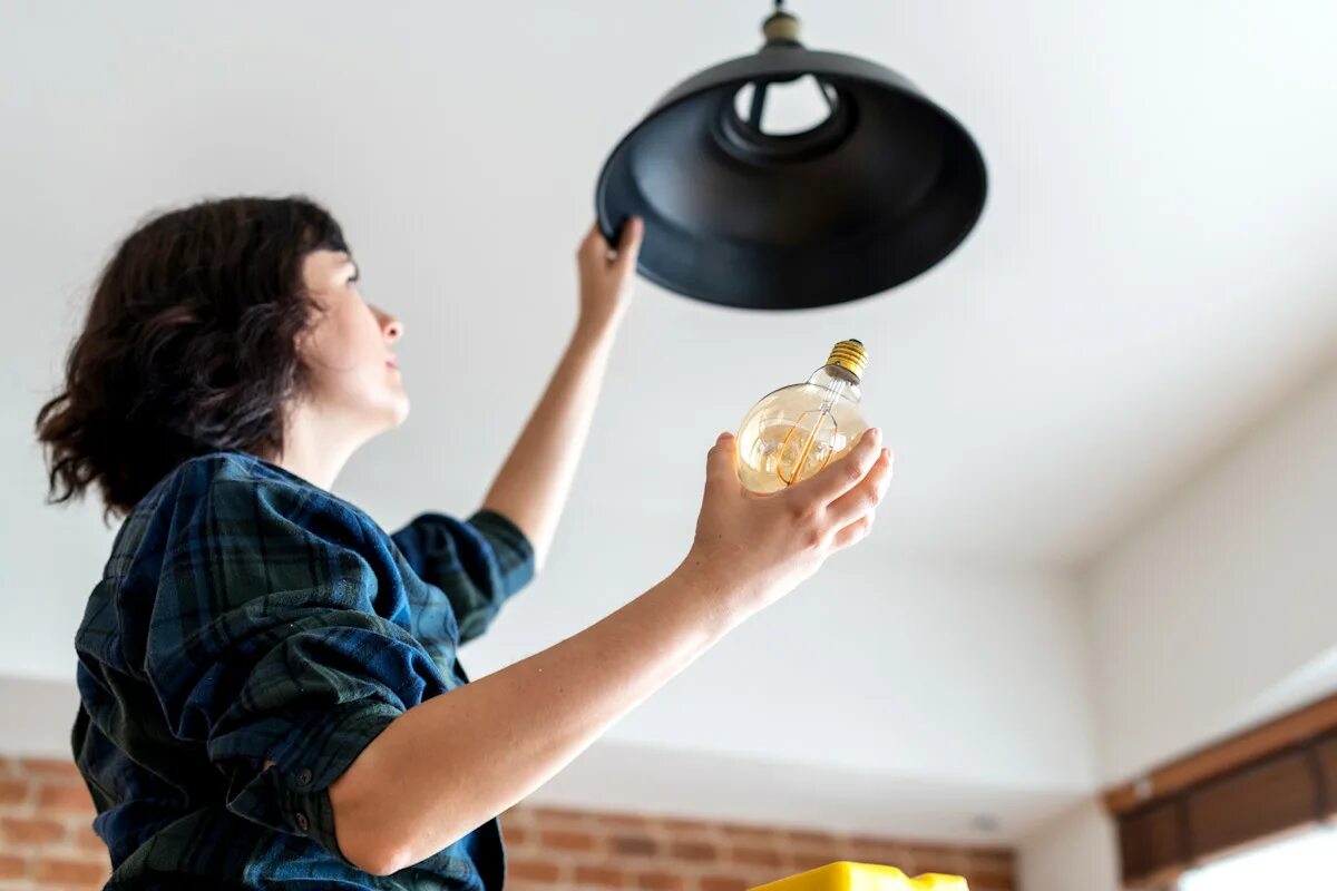 Change a light bulb