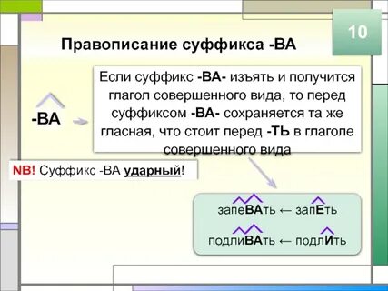 Перед суффиксом а пишется и