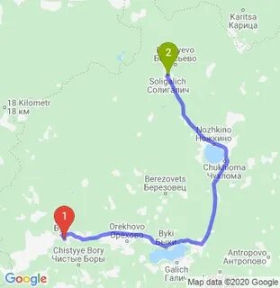 Буй вологда расстояние