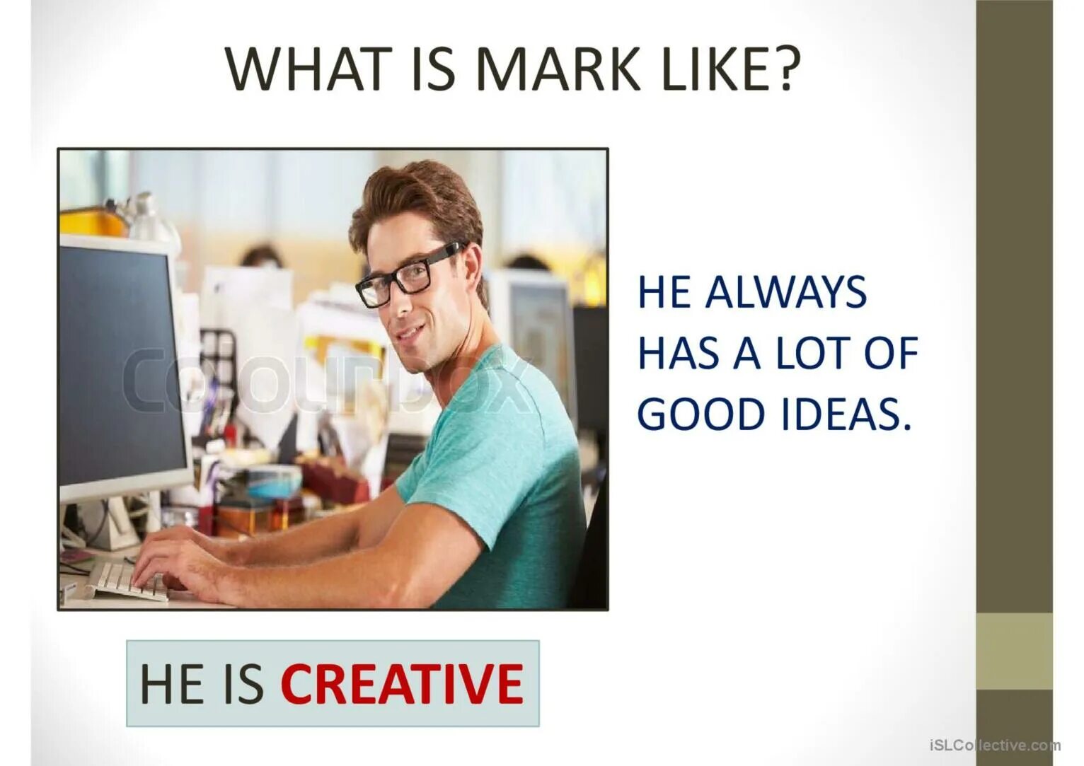 Маркс лайк. Mark likes playing