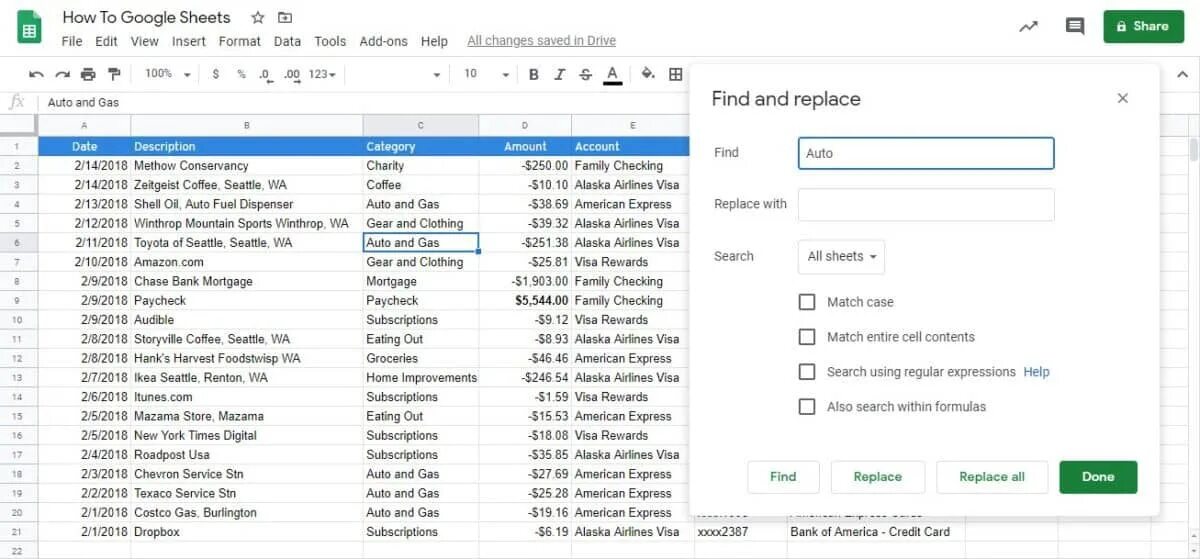 How to search in Google Sheets Android Authority