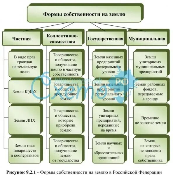 Виды владения землей. Классификация форм собственности на землю. виды форм собственности в рф таблица. таблица форм и видов собственности на землю. форма собственности земельного участка.