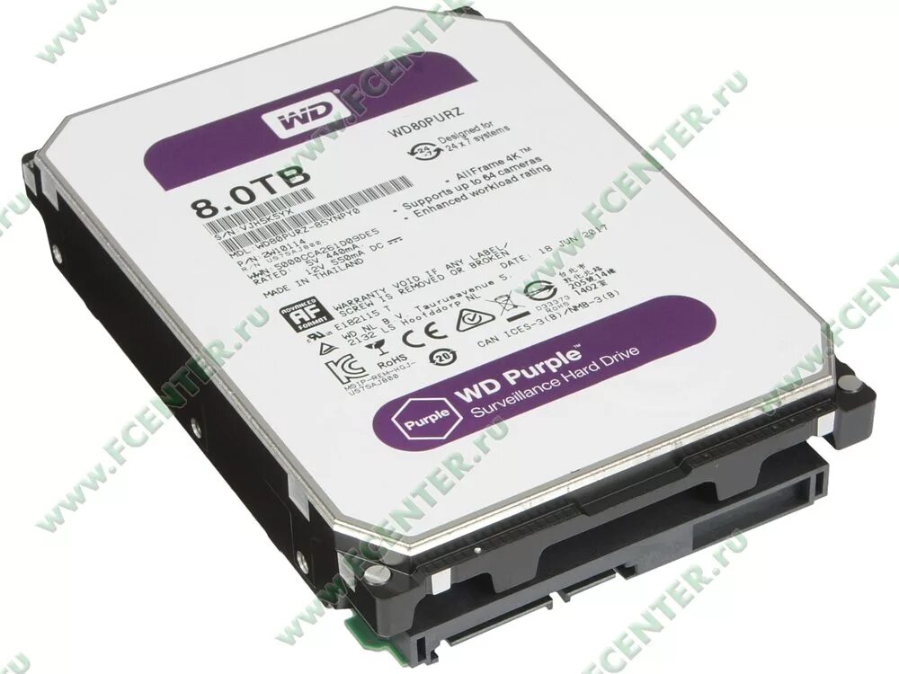 жесткий диск wd purple wd63purz