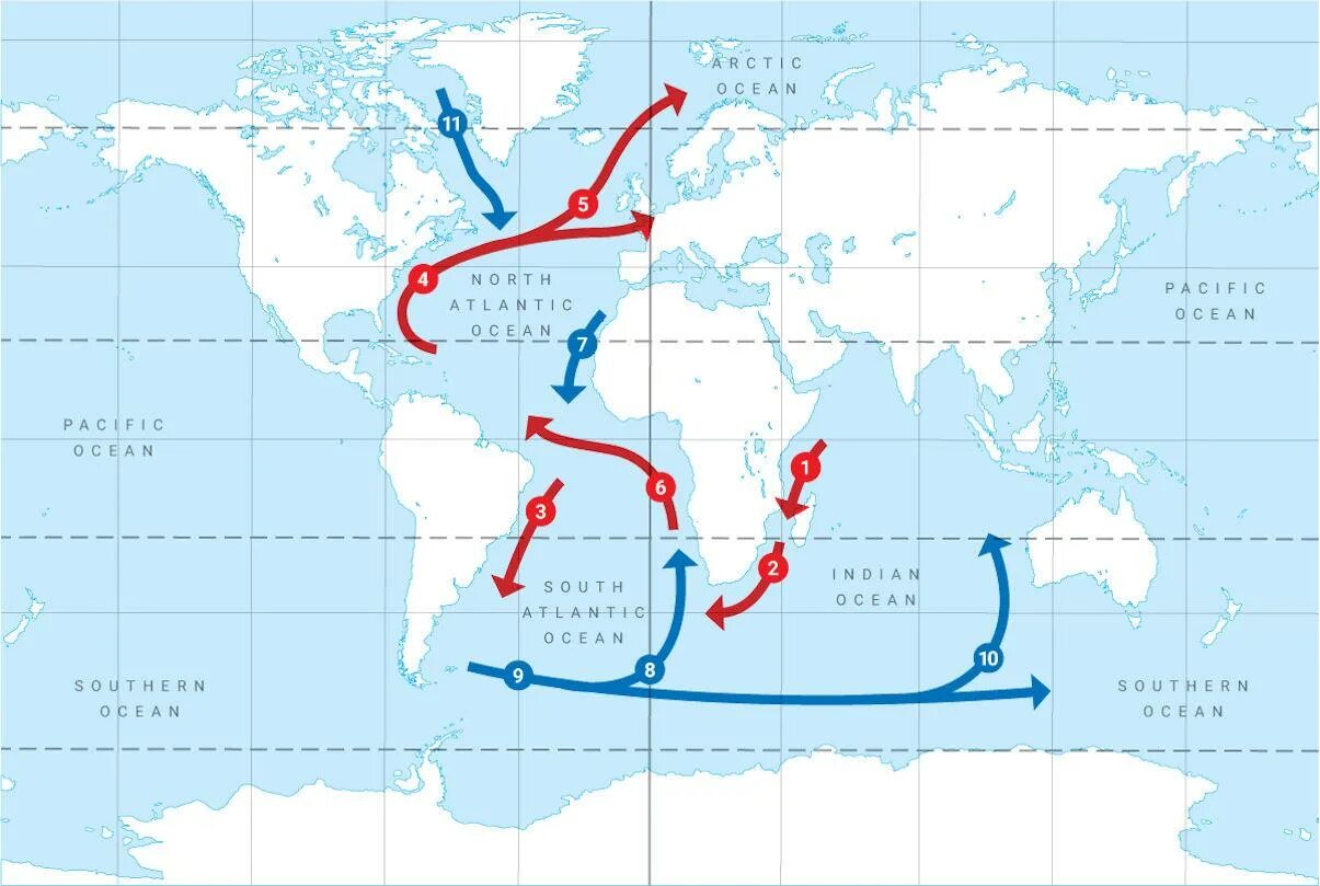 Течение Гольфстрим на карте. Течения мирового океана Гольфстрим. Схема течения Гольфстрим. Течение вод атлантического океана
