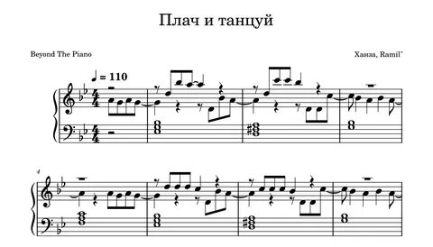 Ноты для фортепиано плачу булановой