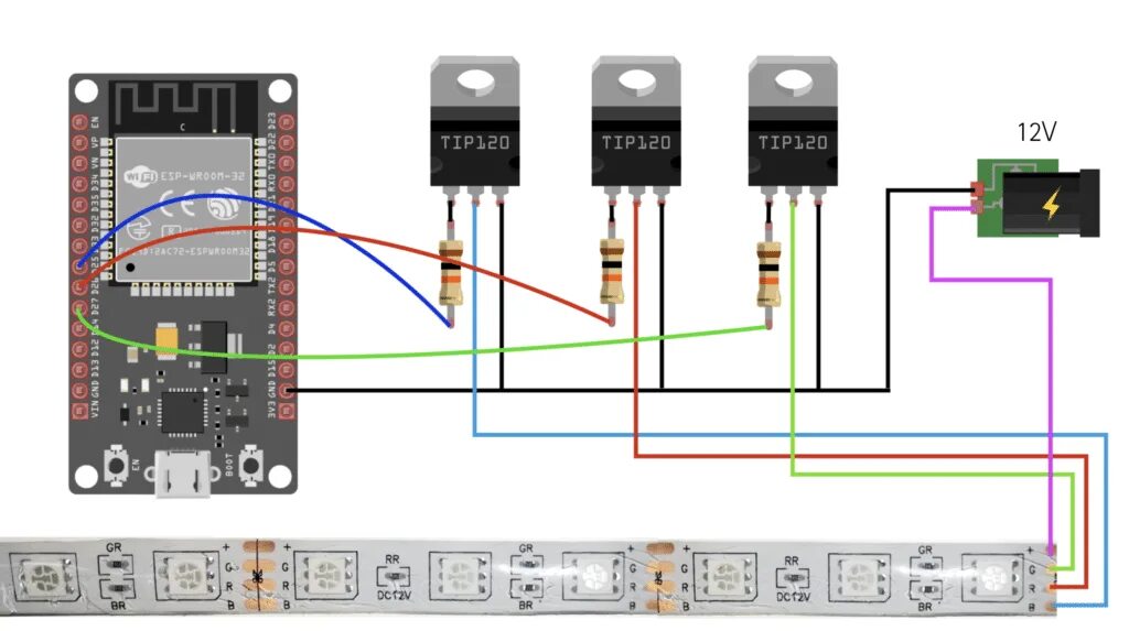 Управление диодами. Esp32 ws2812b. Esp8266 RGB лента 12 вольт. Мосфет esp32. RGB лента на esp8266.