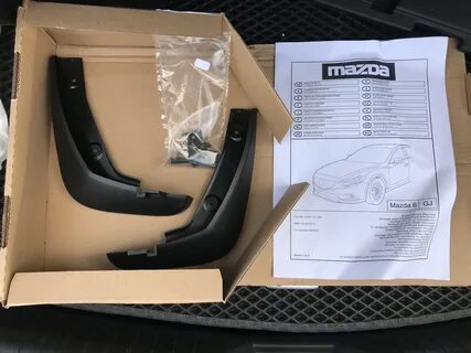 Передние брызговики мазда 6 gj