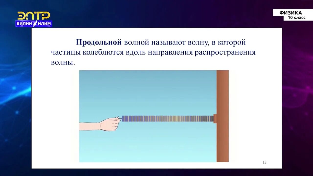 Примеры продольных волн в физике