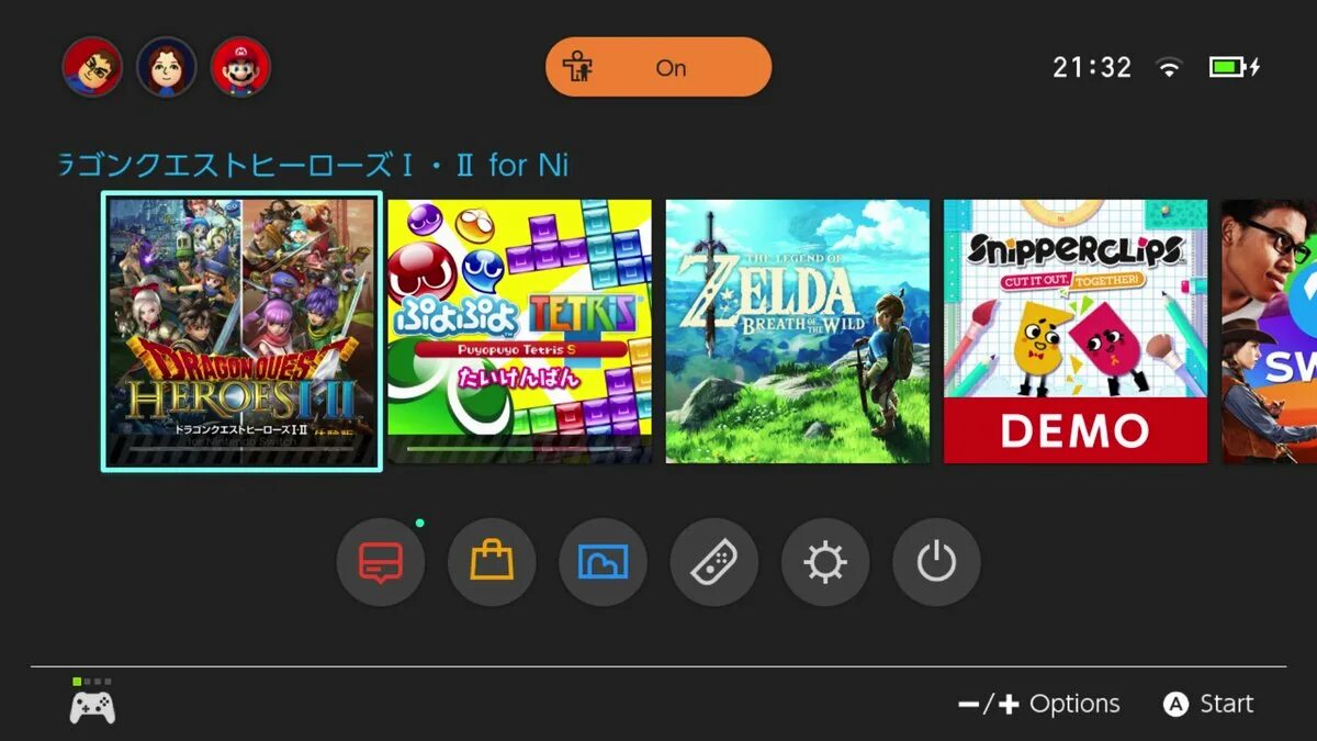 Игры на эмулятор nintendo switch. Нинтендо свитч меню. Интерфейс Нинтендо свитч. Меню с играми Nintendo Switch. Switch Интерфейс.