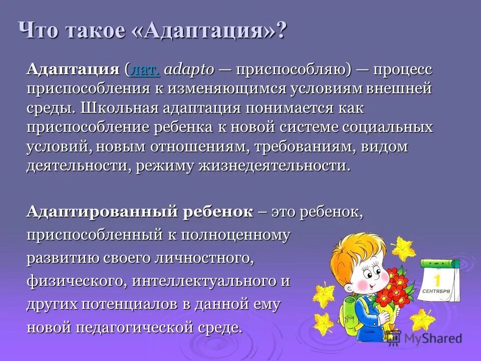 Как помочь ребенку адаптироваться в классе