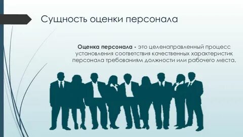 Целенаправленный процесс установления соответствия качественных характеристик персонала