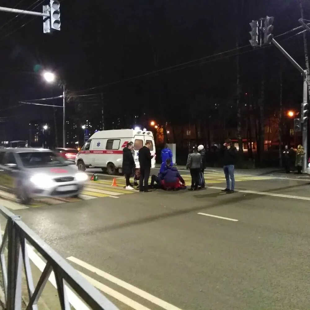 Наезд на пешехода на пешеходном переходе