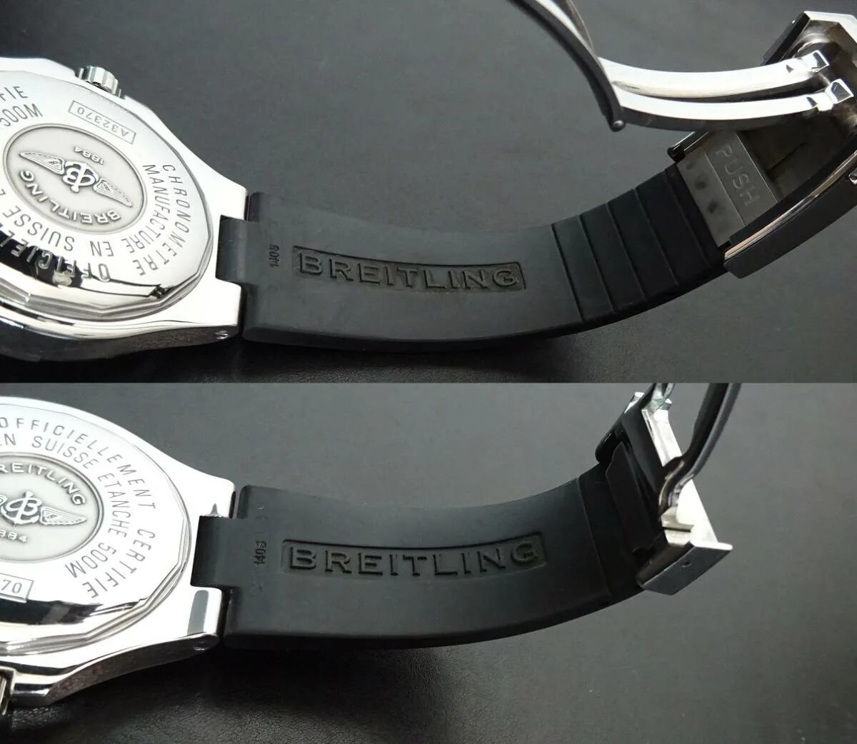 Как проверить швейцарские часы. Breitling Colt GMT. Breitling серийный номер a32390. Часы Breitling оригинал серийный номер. Размер крышки Breitling Colt.