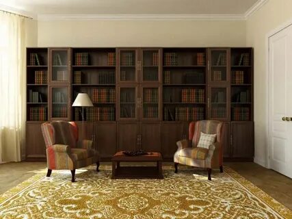 Книжный шкаф в доме