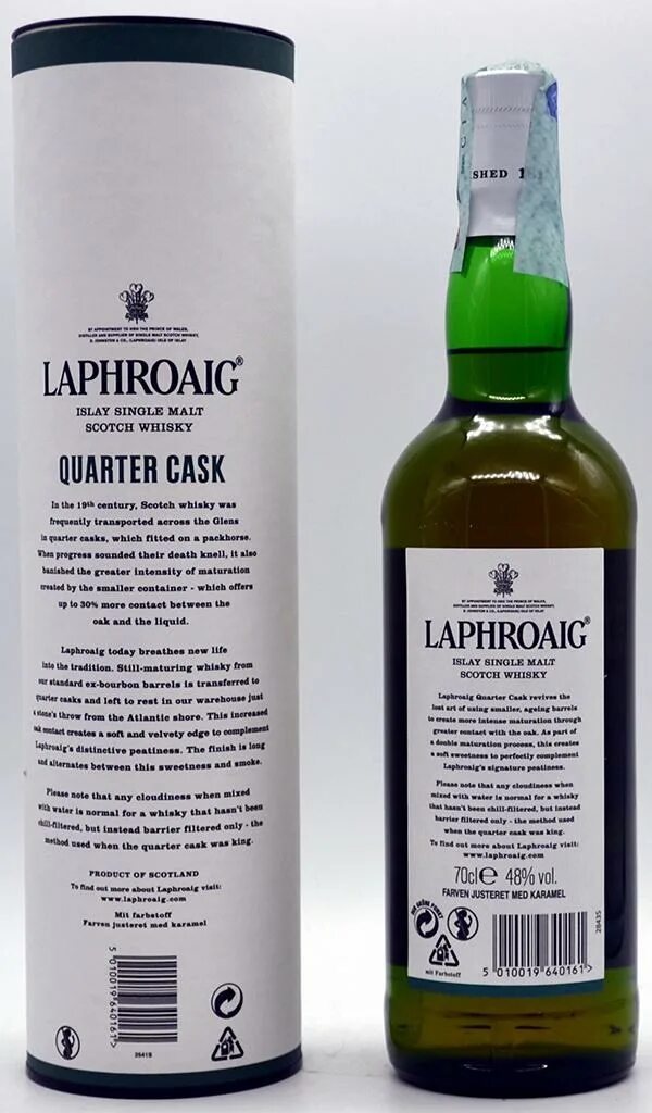 Laphroaig 10 лет 0.7 л подарочная упаковка. Laphroaig 10 лет 0.7 л подарочная упаковка