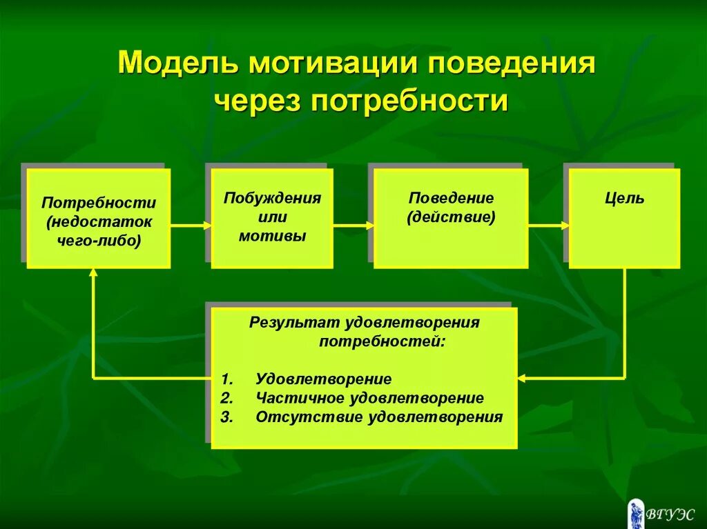 Мотивационная модель поведения. Модель мотивации через потребности. Модель мотивации поведения через потребности. Схема мотивации через потребности.