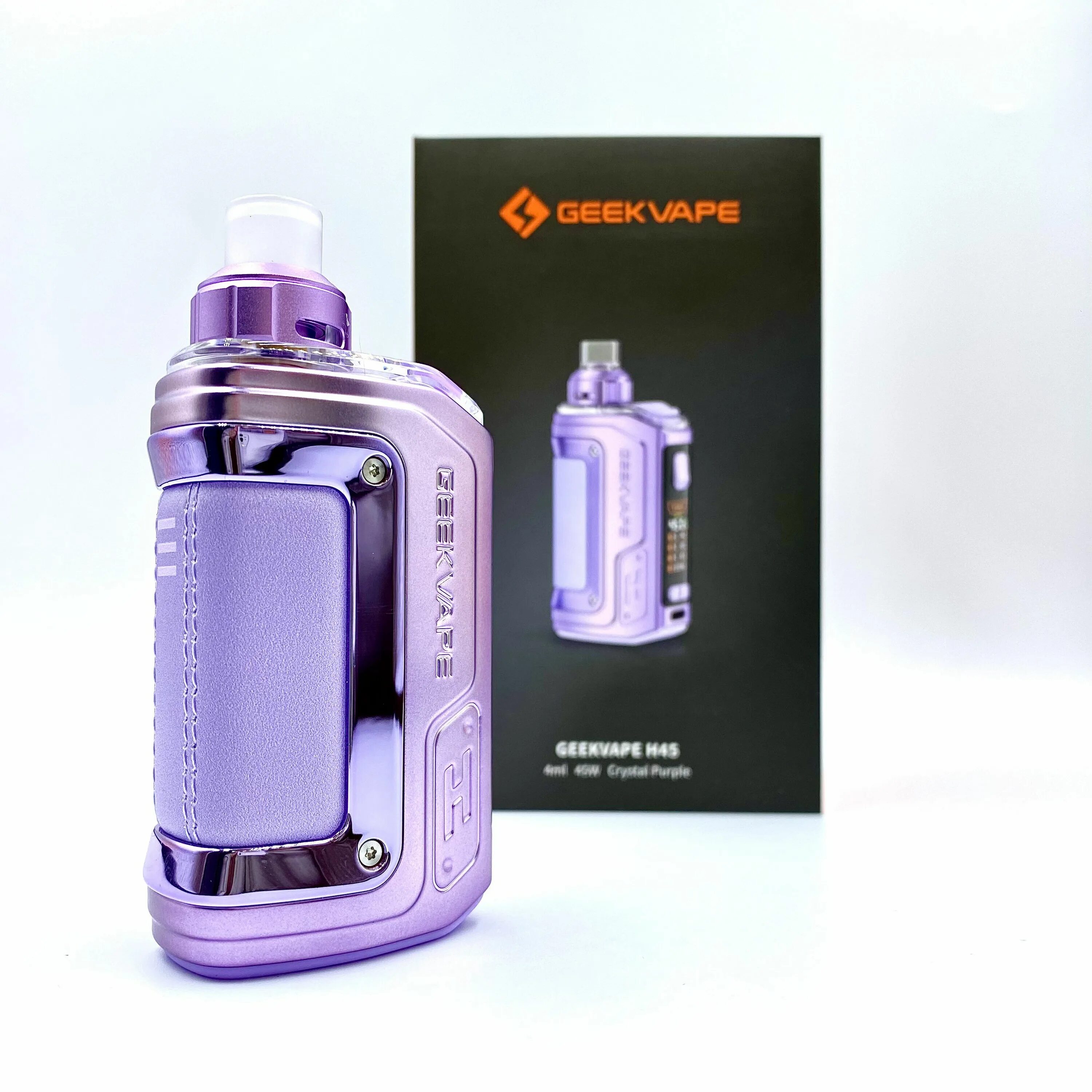 GEEKVAPE h45 Aegis Hero 2. GEEKVAPE h45 (Aegis Hero 2) 1400 Mah - Crystal Purple / (кристально-фиолетовый). GEEKVAPE h45 (Aegis Hero 2) Kit. GEEKVAPE h45 Aegis Hero.