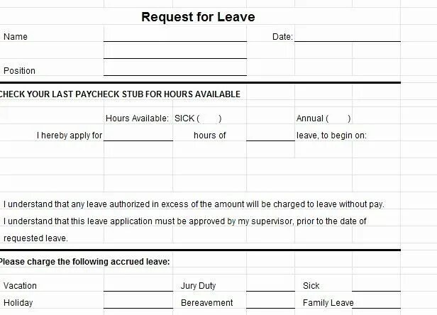 Request name. Leave request form. annual leave. leave for. offer and request.