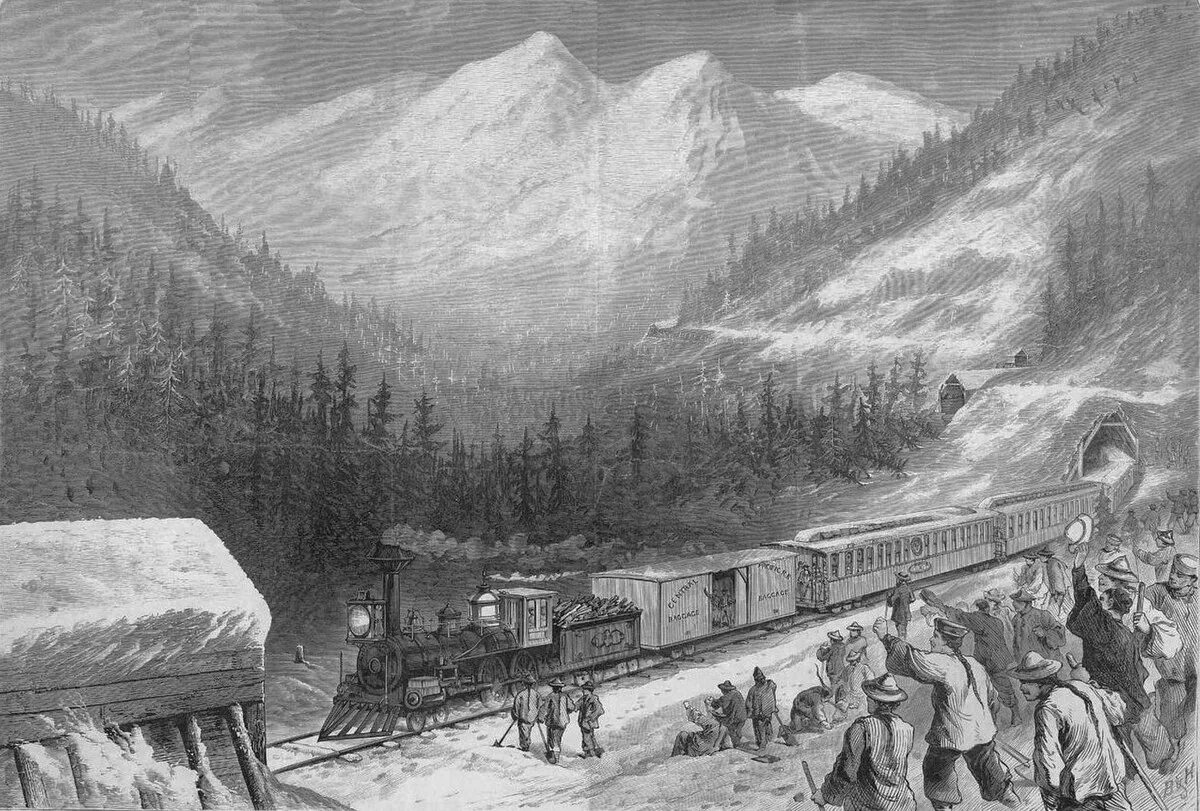 The first public railway was