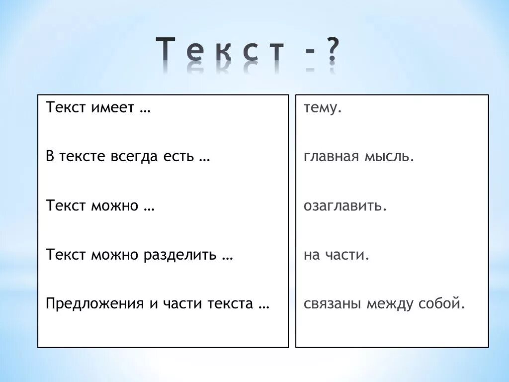 Текст имеет тему и основную мысль. Текст имеет. Текст имеет 3 части. Какие части имеет текст. Текст имеет три части какие 4.