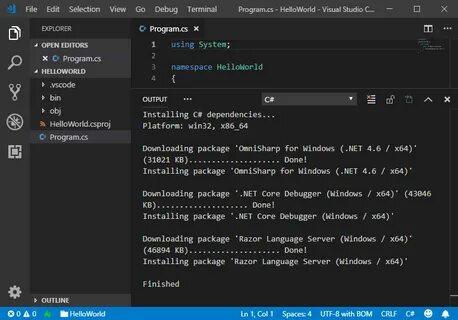 Как открыть терминал в visual studio code