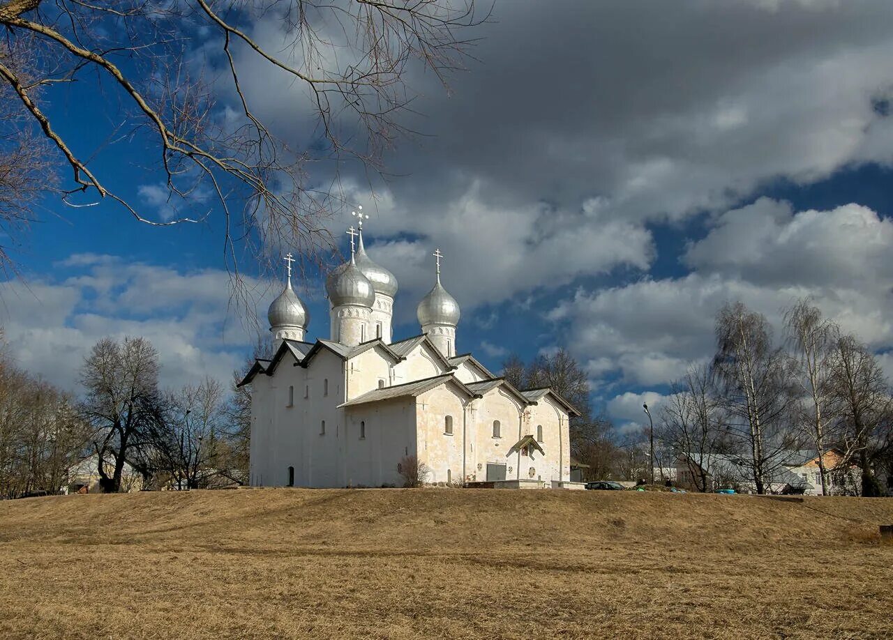 Церковь Бориса и Глеба в Великом Новгороде. Великий новгороодцеркви. Церковь Бориса и Глеба в Плотниках.