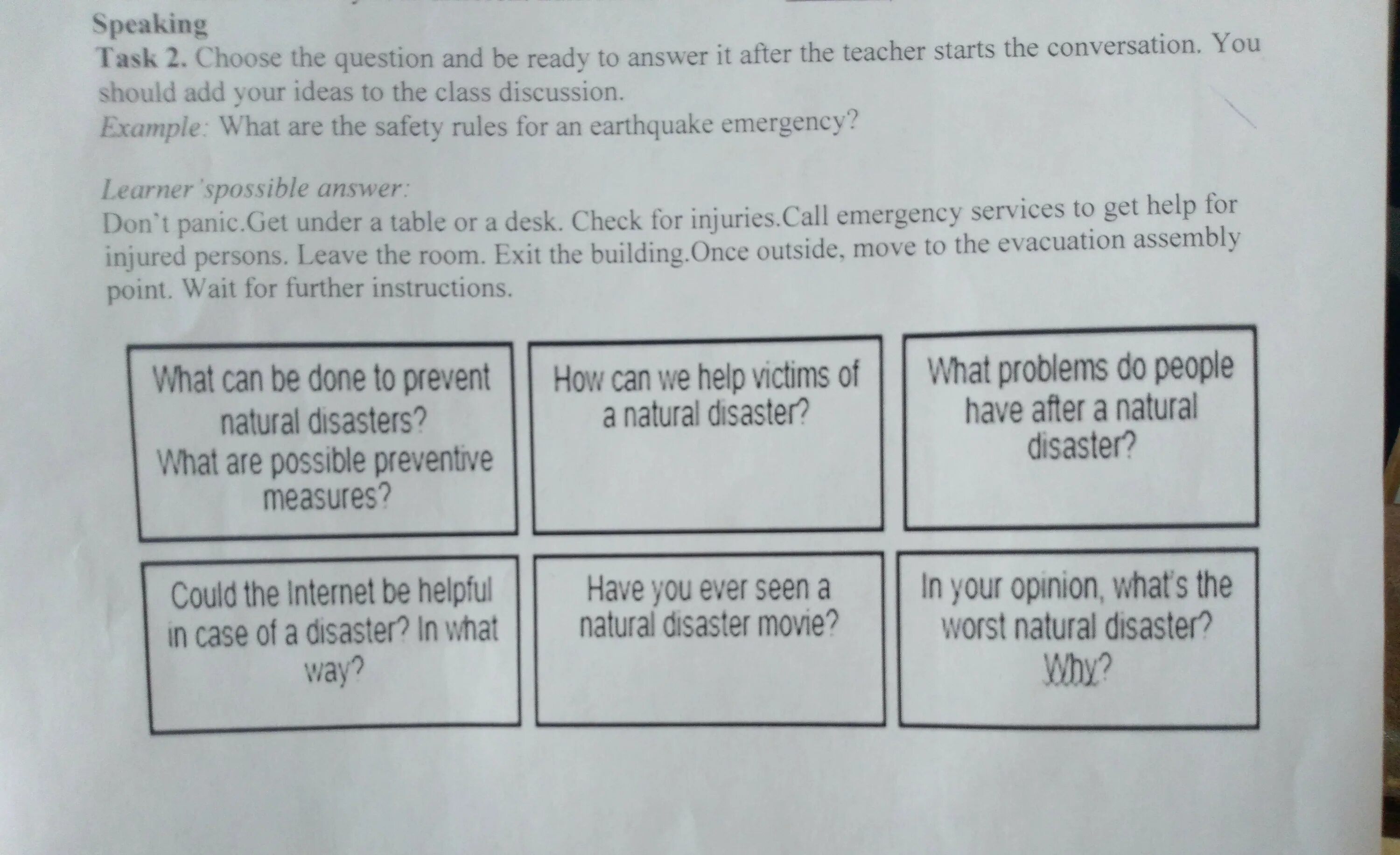 What did the problem be. What problems do older people have?.