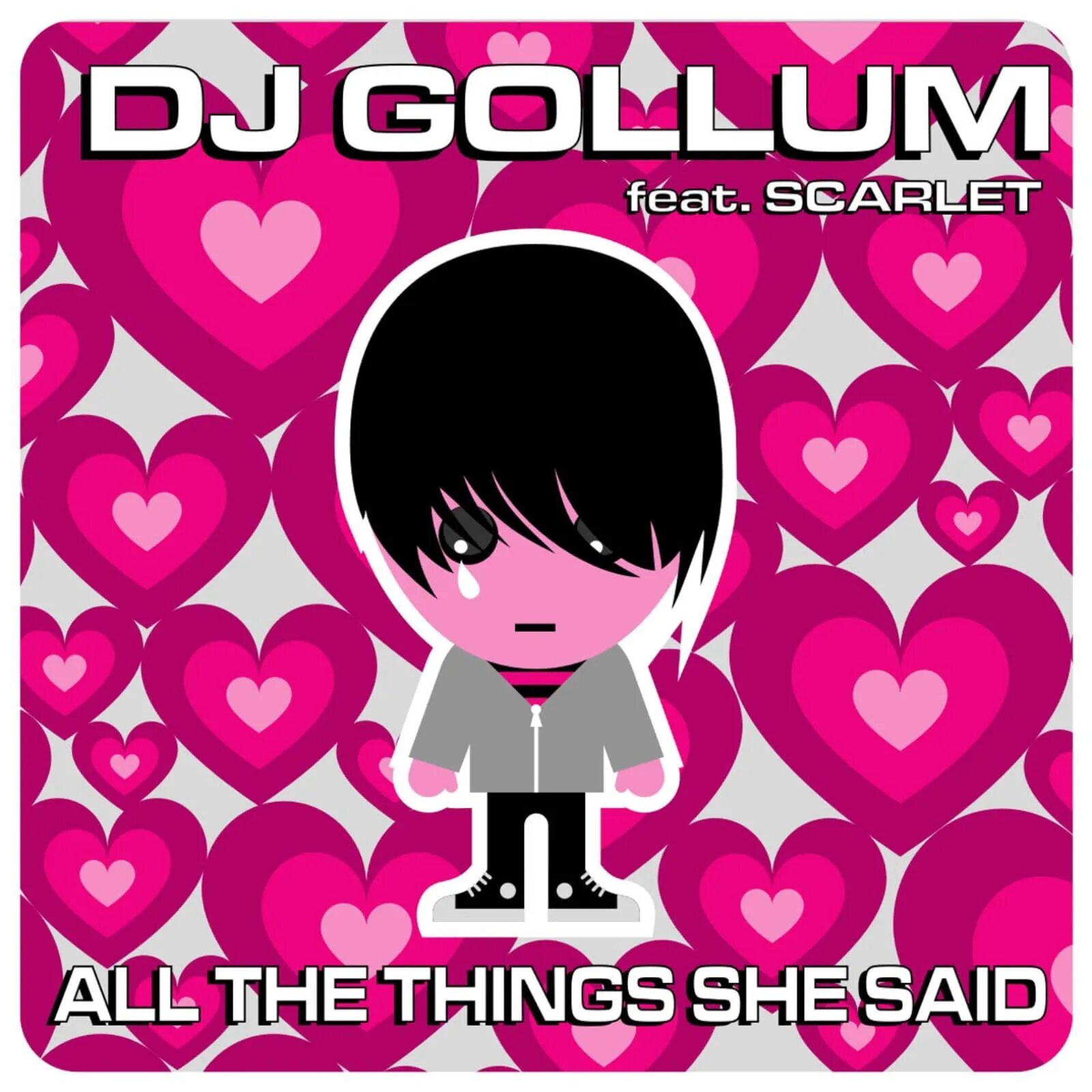 DJ Gollum all the things she said. All the things she said обложка. Песня all the things she said.