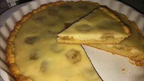 Пирог с бананами на молоке