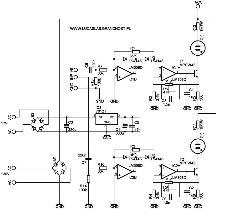 Индикатор уровня на ИН-13. Ламповый звук hi-end и ретро электроника