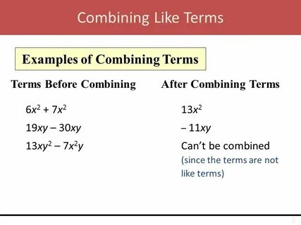 Terms examples