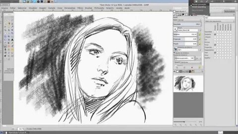 Рисование в gimp