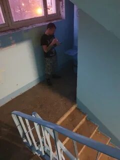 Дым в подъезде
