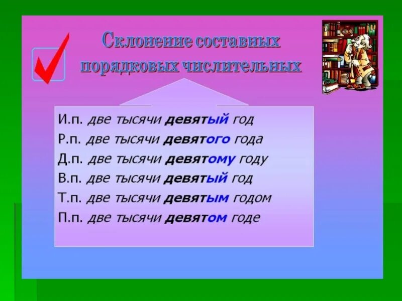 В тысяча девятьсот втором году. Падежи числительных. Склонение порядкового числительного. Просклонять по падежам порядковые числительные. Просклонять числительное первый.