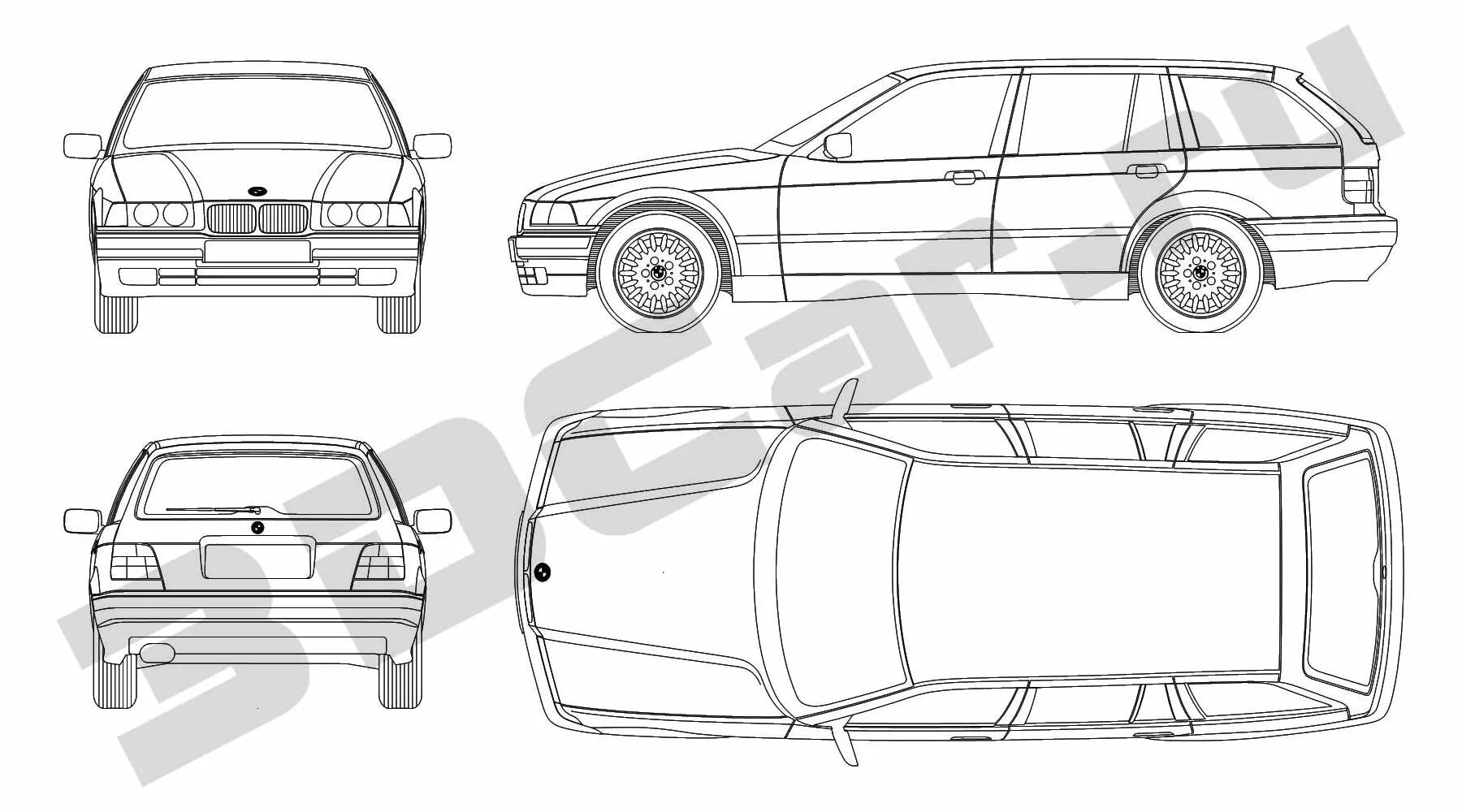 Размеры бмв е36. BMW e36 чертеж. Чертеж БМВ е36 купе. Габариты БМВ е36 компакт. Чертежи кузова BMW e36.