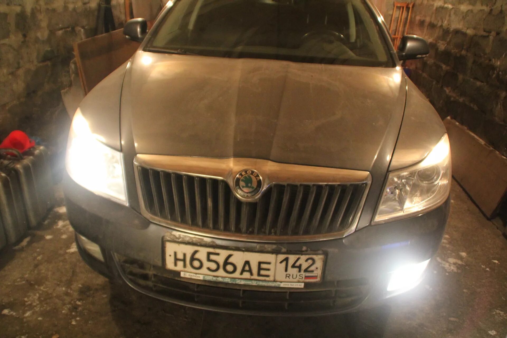 Лампы Skoda Octavia a5. Дальний свет шкода а5