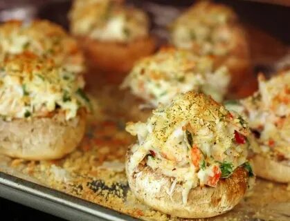 Baked mushrooms