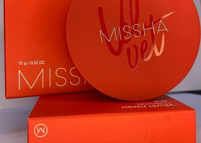 650 сом. Missha Velvet finish Cushion. Вельвет финиш Беларусь.