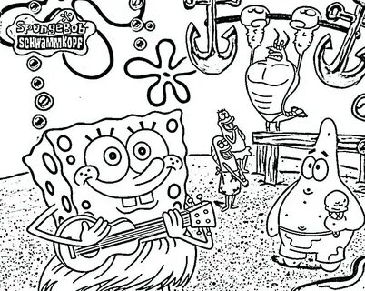 Printable Spongebob Coloring Pages PDF Ideas - Coloringfolder.com