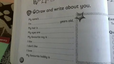 Draw and write about