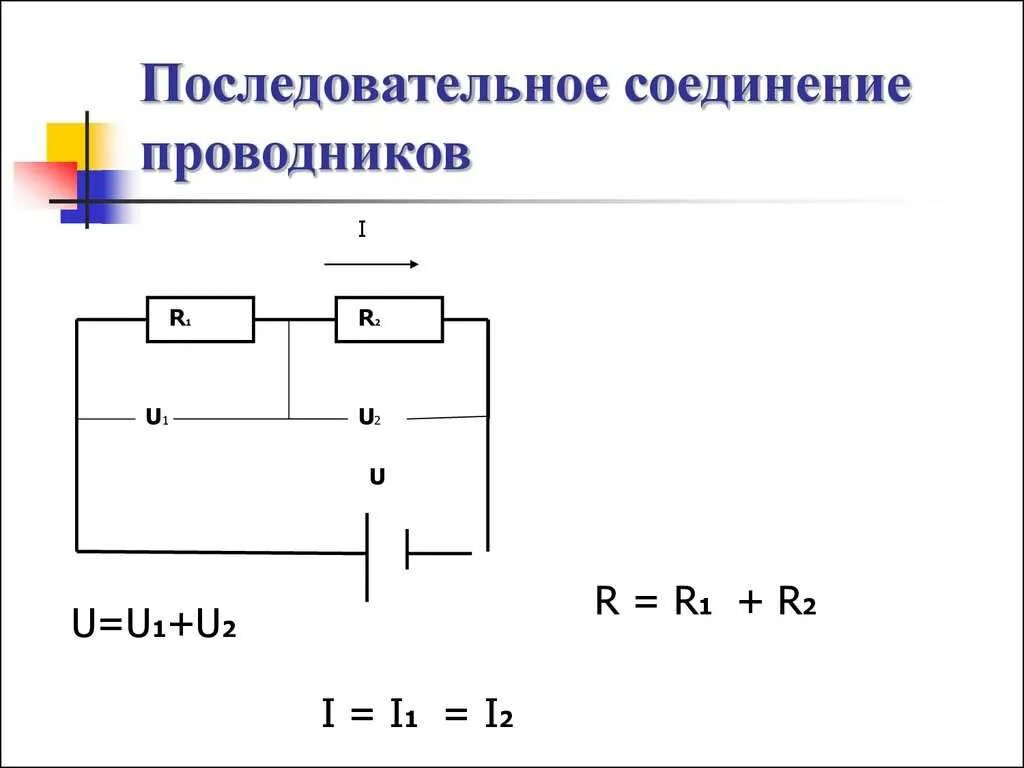 Нарисуйте последовательное соединение проводников. Последовательное соединение 3 проводников. Соединение проводников последовательное r1 r2. Последовательное соединение 2 проводников. Схема последовательного соединения проводника.