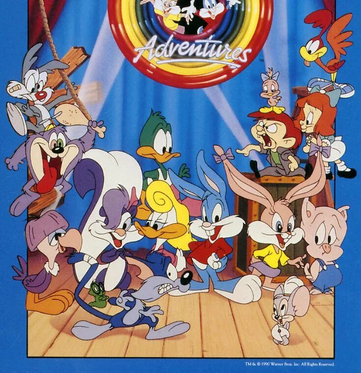 Приключения мультяшек tiny toon Adventures. Tiny toon герои. Постер tiny toon. Tiny tunes