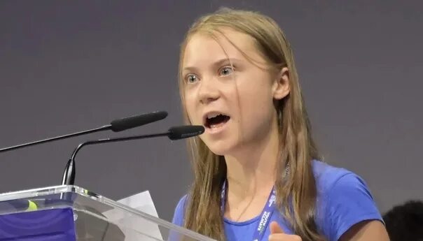 I almost forgot about her... The famous 19-year-old environmentalist Greta Thunb