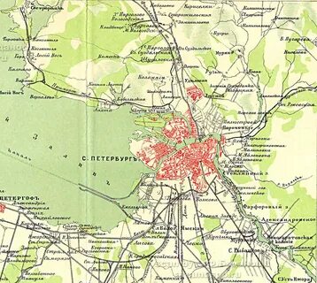 Карта пригорода