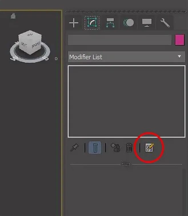 3ds Max configure modifier Sets. Modify configurations