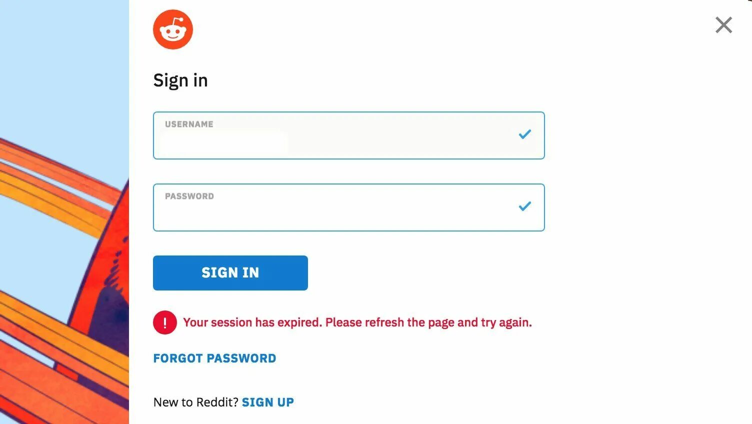 Your password is expired. Please refresh. user has logged in. please refresh and try again. venmo your session has expired.